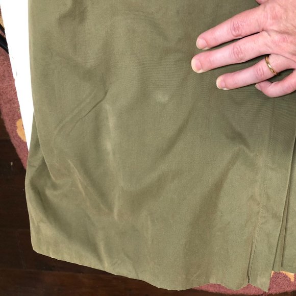 Vintage Burberry's Mens 42 Trench Coat Belted - Picture 8 of 12